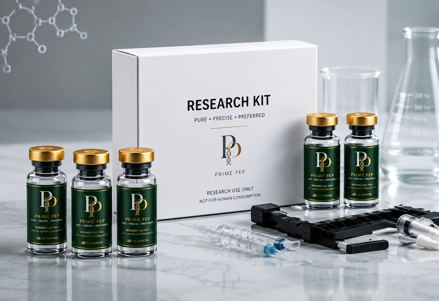 Premium peptide research kit